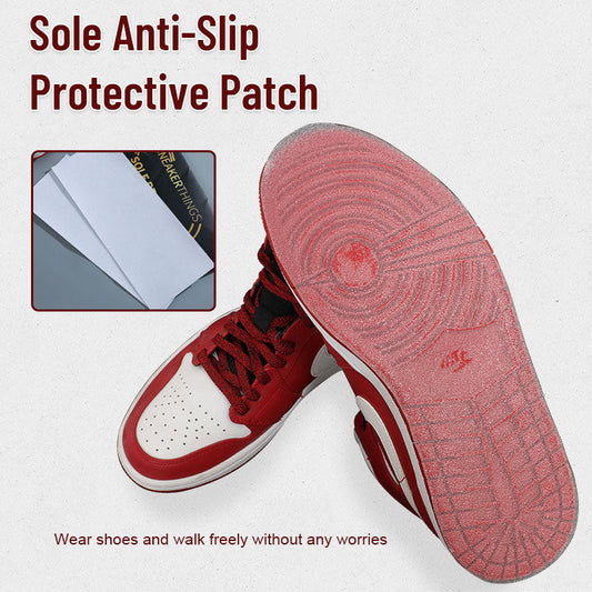 Shoe sole abrasion protection sticker