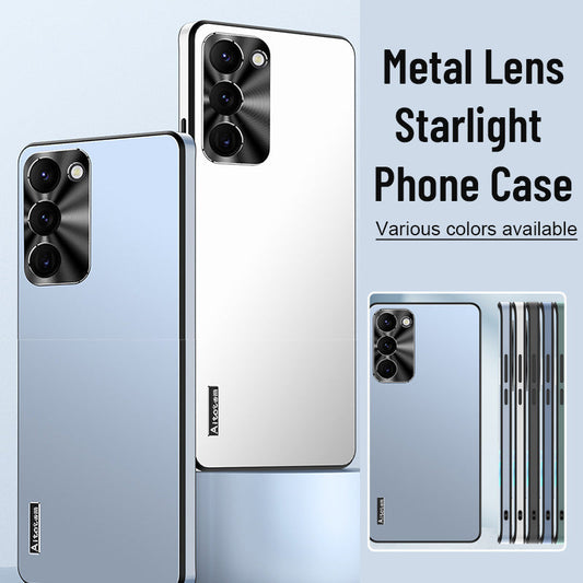New Frosted Metal Lens Case Cover For Samsung