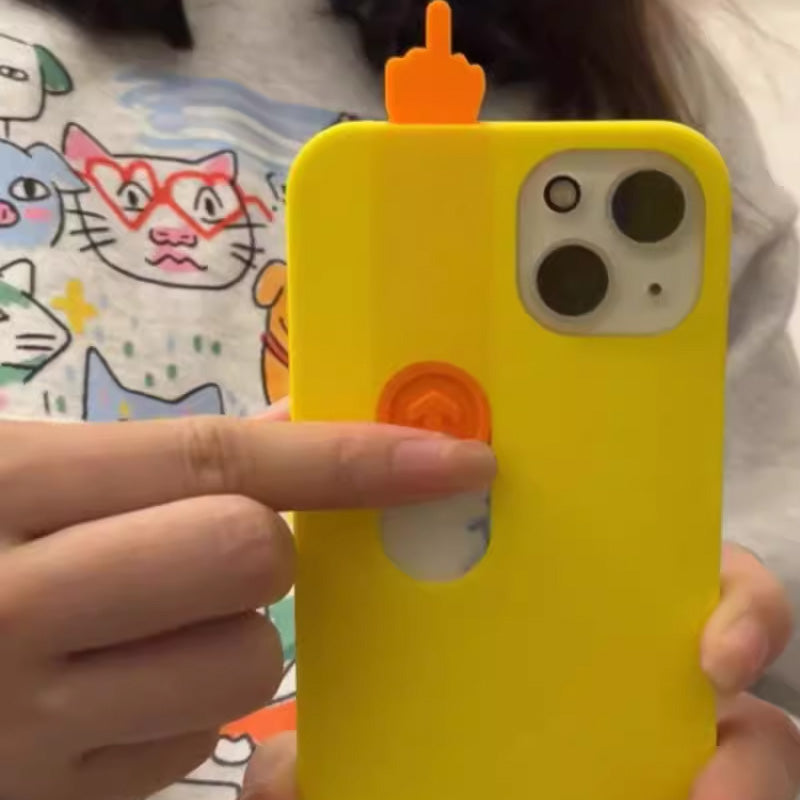 3D Printed Sliding Middle Finger Phone Case