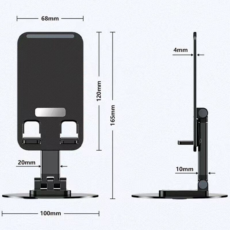 Aluminum alloy rotating mobile phone stand